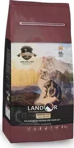 Сухой корм LANDOR Indoor Cat Duck and Rice гипоаллергенный с уткой и рисом для кошек 2кг