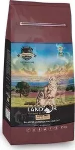 Сухой корм LANDOR Adult Cat Grain Free Lamb and Potato беззерновой гипоаллергенный с ягнёнком и картофелем для кошек 2кг
