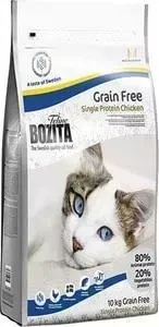 Сухой корм BOZITA Feline Funktion Grain Free Single Protein Chicken беззерновой с курицей для взрослых и растущих кошек 10кг (30730)