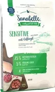 Сухой корм BOSCH Sanabelle Sensitive with Poultry с домашней птицей для кошек с чувствительным пищеварением 10кг (83360010)