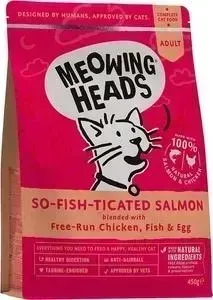 Сухой корм BARKING HEADS Adult Cat Purr-Nickety For a Fussy Diner Salmon, Chicken Fish с лососем, курицей и рыбой для взрослых кошек 1,5кг (2418/20585