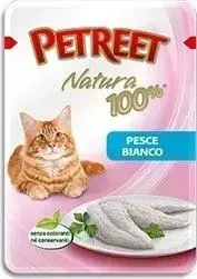 Паучи Petreet Natura White Fish белая рыба для кошек 85г