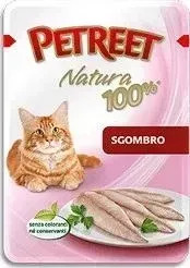 Паучи Petreet Natura Mackerel макрель (скумбрия) для кошек 85г