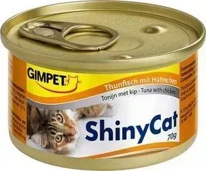 Консервы Gimborn Gimpet ShineCat Tuna with Chicken тунец с цыпленком для кошек 70г (413303)