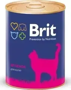 Консервы Brit Premium Kitten Lamb ягненок для котят 340г (9419)