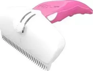 Фурминатор FoOLee Easee Dog Large с 2 гребенками 9,5см розовый для кошек и собак крупных пород