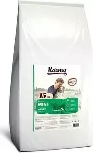 Сухой корм Karmy Mini Adult Dog Телятина для взрослых собак мелких пород 15кг