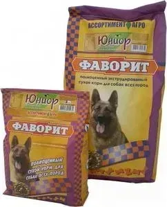 Сухой корм Фаворит Юниор для щенков всех пород 13кг