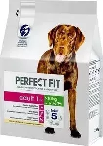 Сухой корм PERFECT FIT Adult 1+ Rich in Chicken с курицей для взрослых собак средних и крупных пород старше одного года 2,6 кг (10166037): характерист