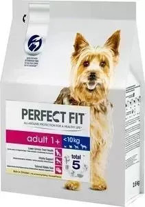 Сухой корм PERFECT FIT Adult 1+ Rich in Chicken с курицей для взрослых собак мелких и миниатюрных пород старше одного года 2,6кг (10166108): характери