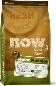 Сухой корм NOW FRESH NATURAL Senior WM GF Turkey, Salmon Duck беззерновой с индейкой, лососем и уткой для пожилых собак мелких пород 2,72кг (48656)