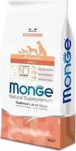 Сухой корм Monge Speciality Line Adult Dog All Breed Salmon and Rice с лососем и рисом для собак всех пород 12кг