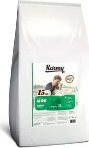 Сухой корм Karmy Mini Adult Dog Индейка для взрослых собак мелких пород 15кг
