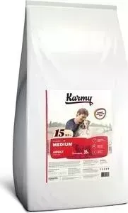 Сухой корм Karmy Medium Adult Dog Телятина для взрослых собак средних пород 15кг