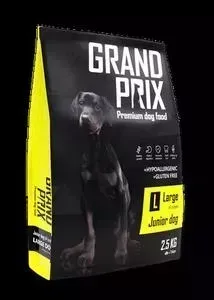 Сухой корм Grand Prix Large Junior Dog Hypoallergenic Gluten Free гипоаллергенный, без глютена с курицей для щенков крупных пород 2,5кг: характеристик