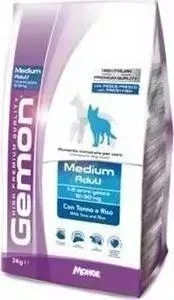 Сухой корм Gemon Dog Adult Medium with Tuna and Rice с тунцом и рисом для взрослых собак средних пород 15кг