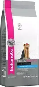 Сухой корм Eukanuba Adult Dog Breed Specific Yorkshire Terrier здоровье кожи и шерсти для собак породы йоркширский терьер 2кг