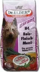 Сухой корм Dr.ALDER&amp;#039;s Dr.ALDER&s Garant H4 Rice-Meat Menu хлопья с говядиной и рисом для активных собак 15кг (108)