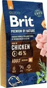 Сухой корм Brit Premium by Nature Adult M Hight in Chicken с курицей для взрослых собак средних пород 8кг (526369)