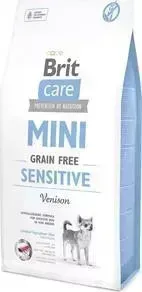Сухой корм Brit Care MINI Grain-Free Sensitive Venison беззерновой с олениной для собак мелких пород с чувствительным пищеварением 7кг (520183): харак