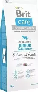 Сухой корм Brit Care Junior Large Breed Grain Free Salmon Potato беззерновой с лососем и картофелем для юниоров крупных пород 12кг (132721): характери