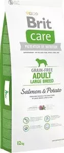 Сухой корм Brit Care Adult Large Breed Grain-free Salmon Potato беззерновой с лососем и картофелем для собак крупных пород 12кг (132727)