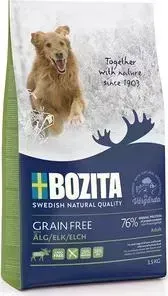 Сухой корм BOZITA Grain Free Adult with Elk 26/16 беззерновой с мясом лося для взрослых собак 3,5кг (40823)