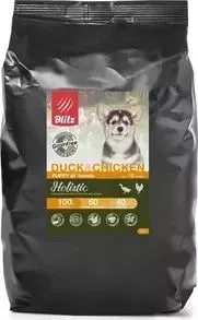 Сухой корм BLITZ Holistic Puppy All Breeds Grain Free Duck Chicken беззерновой с уткой и курицей для щенков всех пород 12кг
