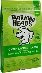Сухой корм BARKING HEADS Adult Dog Bad Hair Day for Health Shine with Lamb с ягненком и рисом роскошная шевелюра для собак 2кг (0001/18101)