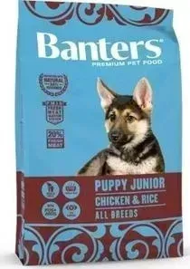 Сухой корм Banters Puppy Junior All Breeds Chicken Rice с курицей и рисом для щенков и юниоров всех пород 15кг (BAM25PM15)