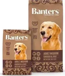 Сухой корм Banters Adult Dog Medium Breeds Chicken Rice с курицей и рисом для собак средних пород 15кг (BAM50AM15)