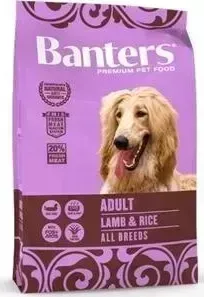 Сухой корм Banters Adult Dog All Breeds Lamb Rice с ягненком и рисом для собак всех пород 15кг (BAM45LR15)