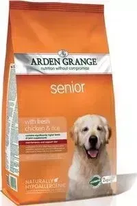 Сухой корм ARDEN GRANGE Senior Dog Hypoallergenic with Fresh ChickenRice гипоалергенный с курицей и рисом для пожилых собак 12кг (AG607346)