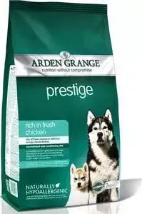 Сухой корм ARDEN GRANGE Adult Dog Prestige Hypoallergenic Rich in Fresh Chicken гипоалергенный с курицей для взрослых собак 2кг (AG610285): характерис