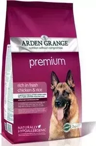 Сухой корм ARDEN GRANGE Adult Dog Premium Hypoallergenic Rich in Fresh Chicken Rice гипоалергенный с курицей и рисом для взрослых собак 2кг (AG608282)