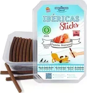 Лакомство MEDITERRANEAN IBERICAS Sticks Serrano Ham палочки из испанского хамона для собак 900г (75шт)