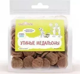 Лакомство Dog Fest Утиные медальоны для собак 500г