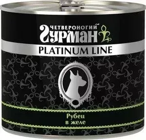Консервы Четвероногий гурман Platinum Line рубец в желе изысканное лакомство для собак 500г