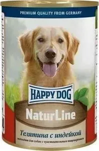 Консервы Happy Dog Natur Line телятина с индейкой для собак 400г (71458)