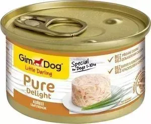 Консервы Gimborn Gimdog Little Darling Pure Delight цыпленок кусочки в желе для собак весом до 10кг 85г (513140)