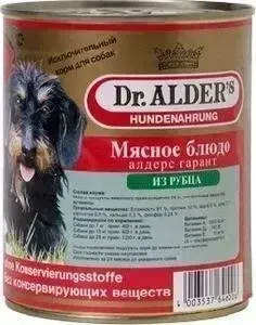 Консервы Dr.ALDER&amp;#039;s Dr.ALDER&s Мясное блюдо алдерс гарант из рубца для собак 750г (7740 )