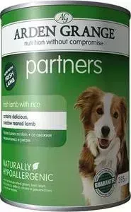 Консервы ARDEN GRANGE Adult Dog Partners Hypoallergenic Fresh Lamb with Rice гипоалергенный со свежим ягненком и рисом для собак 395г (AG820011): хара