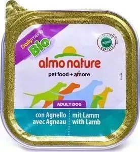 Консервы Almo Nature Daily Menu Adult Dog with Lamb and Potatoes паштет с ягненком и картофелем для собак 100г (1148)