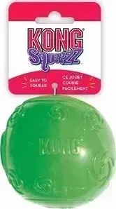 Игрушка KONG Squeezz Ball Extra Large "Мячик" очень большой 9см резиновый с пищалкой для собак