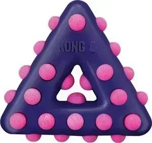 Игрушка KONG Dotz Triangle Large "Треугольник" большой 17см для собак