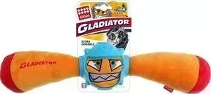 Игрушка GiGwi Dog Toys Squeak Gladiator гладиатор в резиновом шлеме- палка с пищалкой для собак (75441)