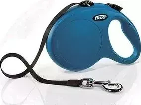 Рулетка Flexi New Classic L лента 5м синяя для собак до 50кг