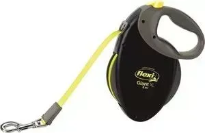 Рулетка Flexi Giant Neon XL светоотражающий ремень 8 м для собак от 50кг