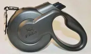 Рулетка Fida Ranger Styleash M шнур 5м черная для собак до 25кг