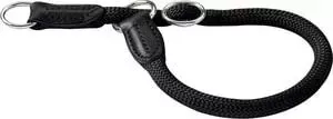 Ошейник Hunter -удавка Collar Training Freestyle 40/8 круглый нейлон черный для собак